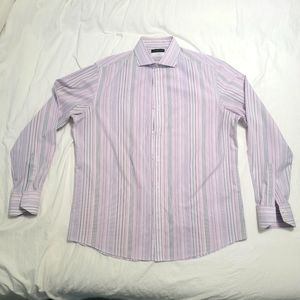 Thomas Dean performance dress shirt